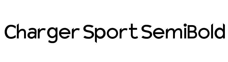 Charger Sport SemiBold Font