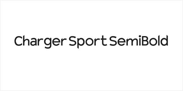 Charger Sport SemiBold Logo