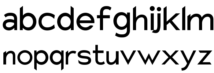 Charger Sport SemiBold Font LOWERCASE