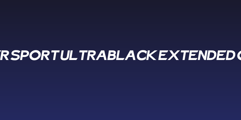 Charger Sport Ultrablack Extended Oblique Social Header