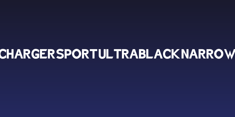 Charger Sport Ultrablack Narrow Social Header