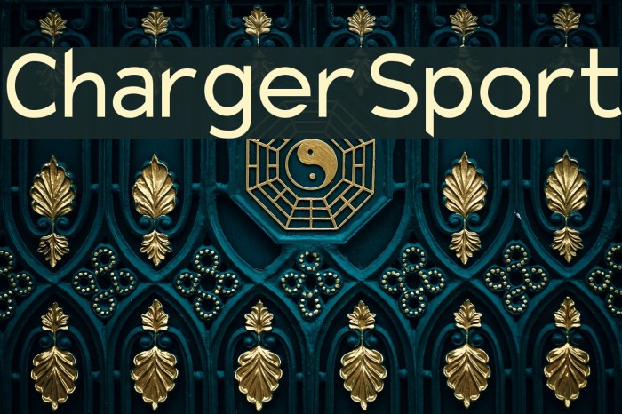 Charger Sport Font examples