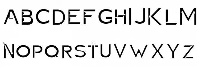 Charger Static II Font Litere mari