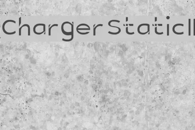 Charger Static II Font examples
