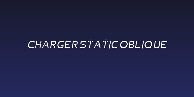 Charger Static Oblique Social Header