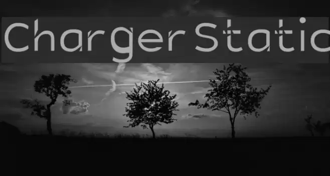 Charger Static Font examples