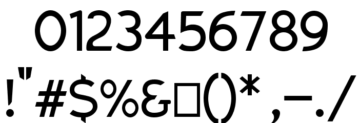 Charger Font OTHER CHARS