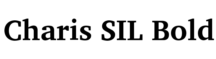 Charis SIL Bold Font