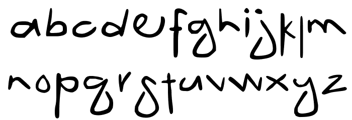 Charity Font LOWERCASE