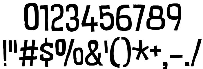 CharlatanDEMO Font OTHER CHARS