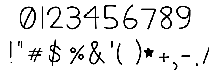 CharleeDoodles Font OTHER CHARS