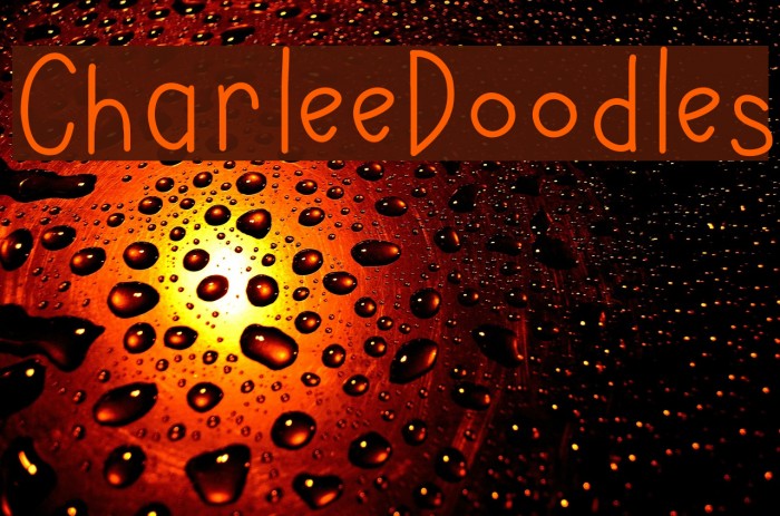 CharleeDoodles Font examples