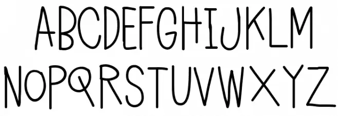 CharleesInAHurry 字体 大写