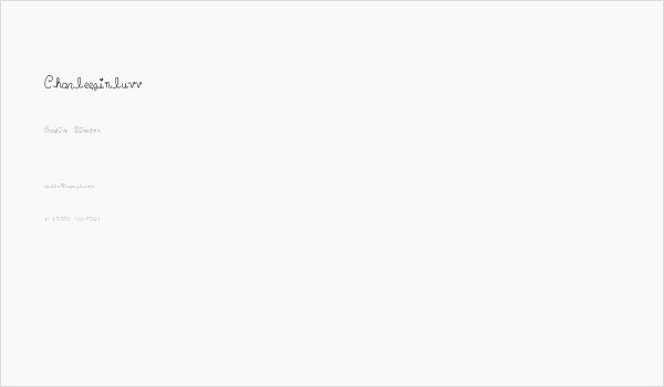 Charleesinluvv Business Card