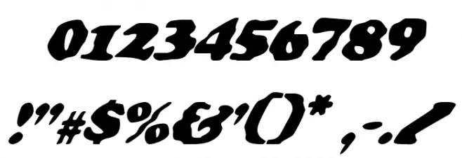 Charlemagne Condensed Italic Font OTHER CHARS