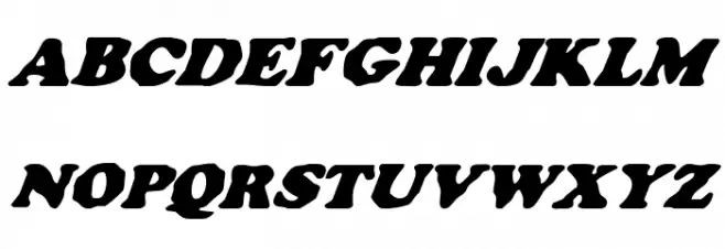 Charlemagne Condensed Italic Шрифта ВЕРХНИЙ