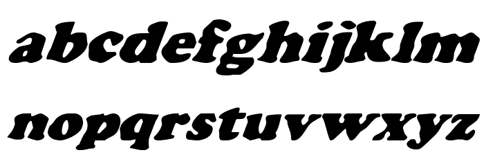 Charlemagne Condensed Italic Font LOWERCASE