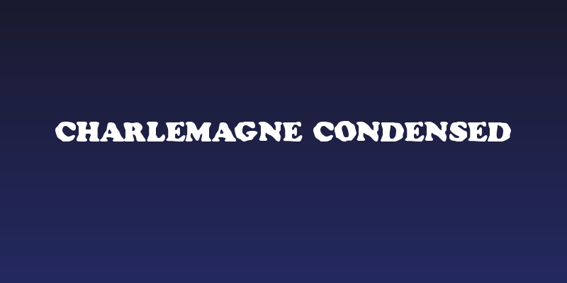 Charlemagne Condensed Social Header