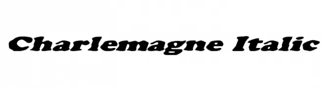 Charlemagne Italic  baixar fontes gratis