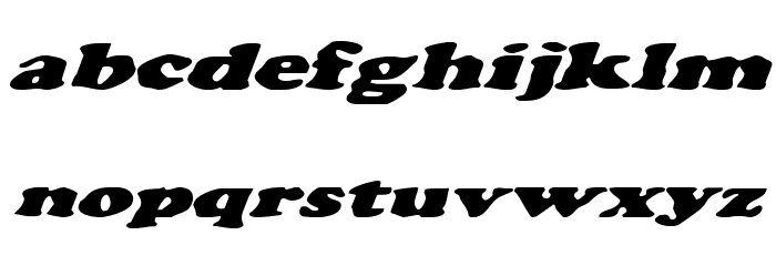 Charlemagne Italic Font LOWERCASE