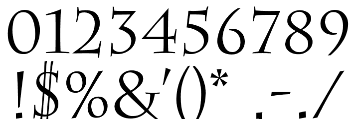 Charlemagne Font OTHER CHARS