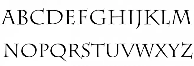 Charlemagne Fonte MAIÚSCULAS