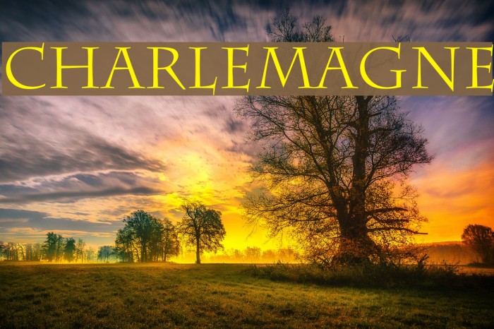 Charlemagne Font examples