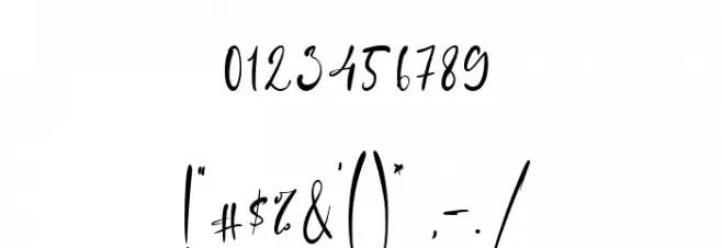 Charlene Font OTHER CHARS