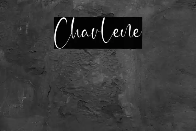 Charlene Font examples