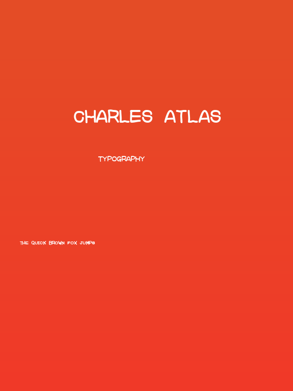 Charles Atlas Poster