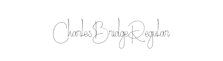 Charles Bridge Regular  Fuentes Gratis Descargar