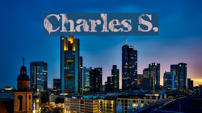 Charles S. Font examples