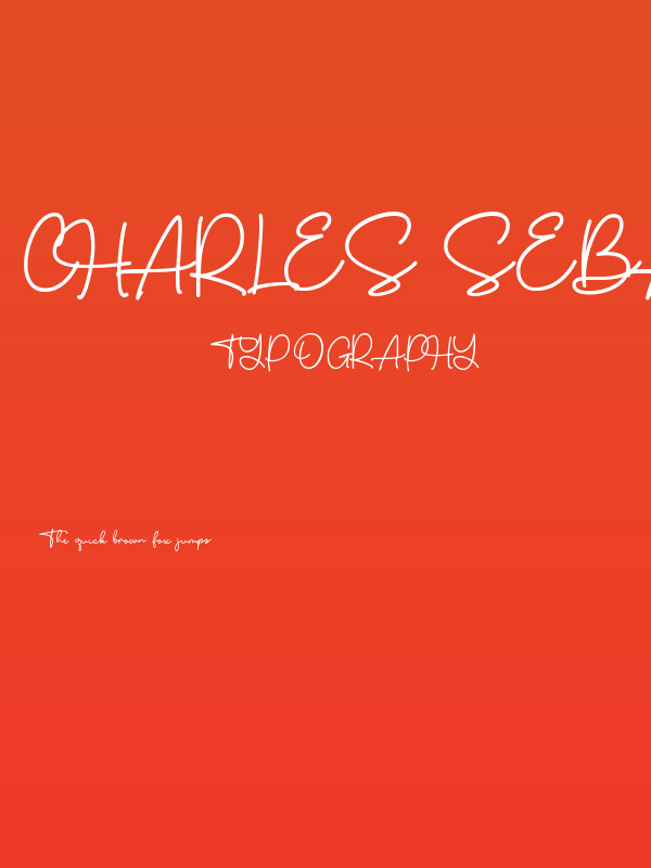 Charles Sebastian Poster