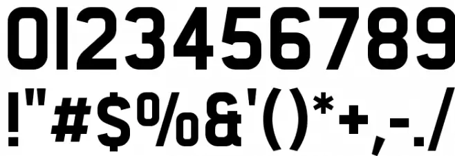 Charles Wright Bold Font OTHER CHARS