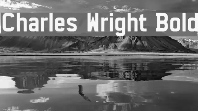 Charles Wright Bold Font examples