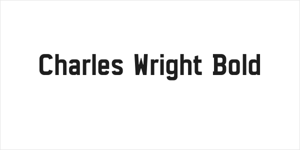 Charles Wright Bold Logo