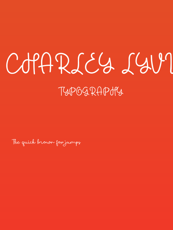 Charley Lyvia Demo Poster