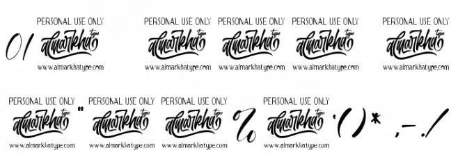 Charlie Angela Font OTHER CHARS