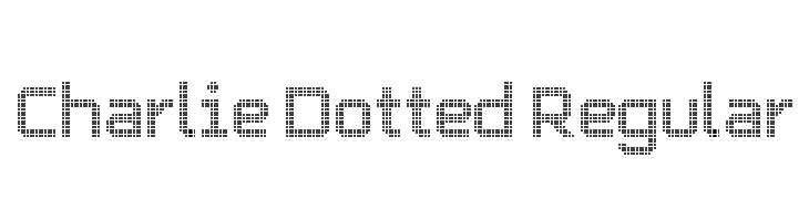 Charlie Dotted Regular Font