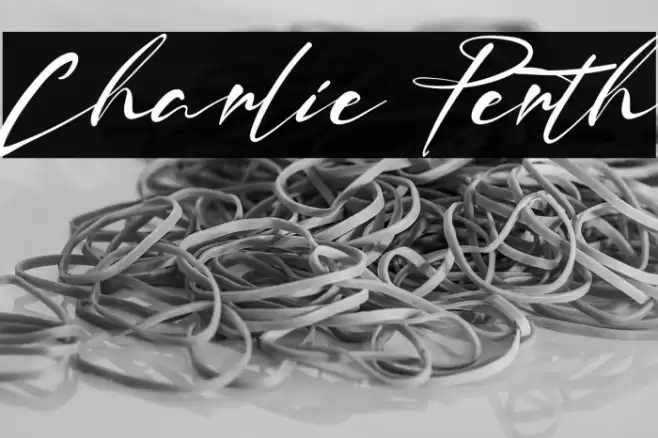Charlie Perth Font examples