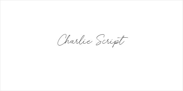 Charlie Script Logo