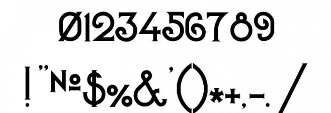 Charlie Font OTHER CHARS