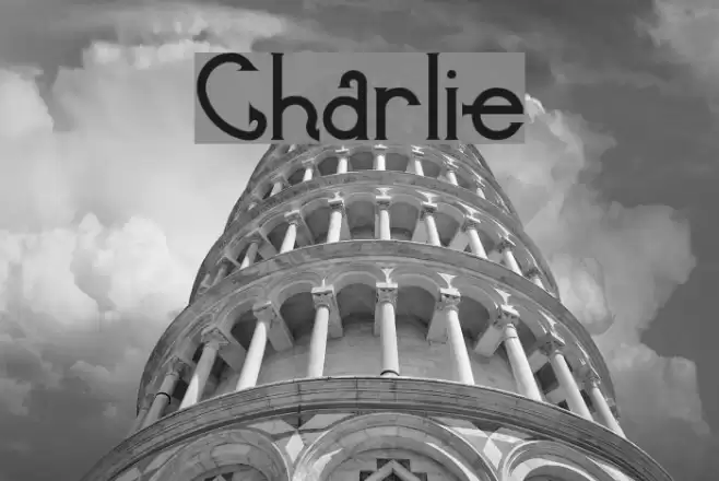 Charlie Font examples