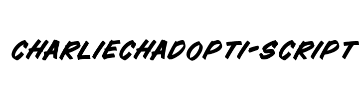 CharlieChadOpti-Script  नि: शुल्क फ़ॉन्ट्स डाउनलोड
