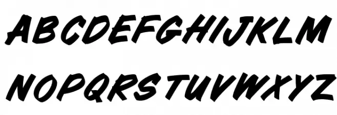 CharlieChadOpti-Script Caratteri MAIUSCOLE