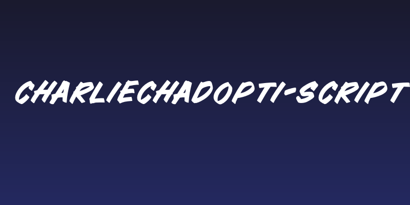 CharlieChadOpti-Script Social Header
