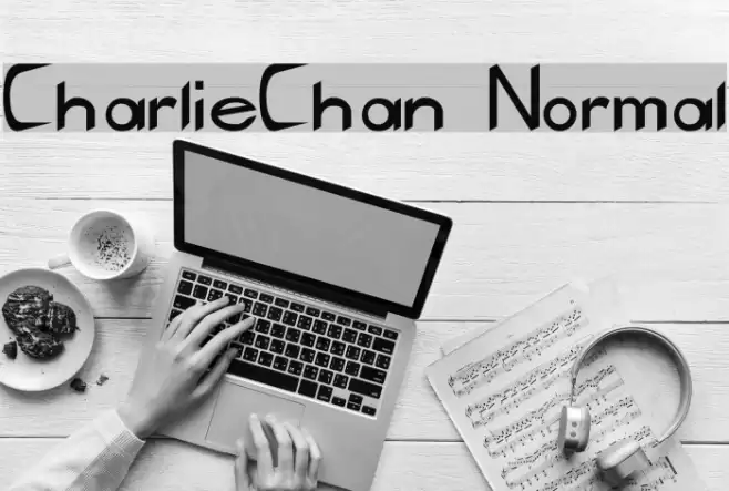 CharlieChan Normal Schriftart examples
