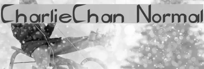 CharlieChan Normal Schriftart examples