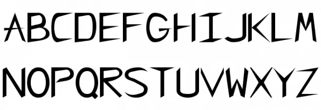 CharlieChan Regular Schriftart Groß