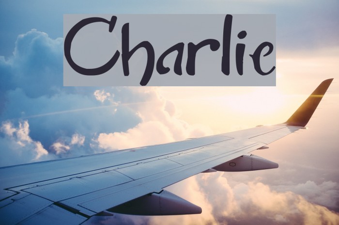 Charlie Font examples